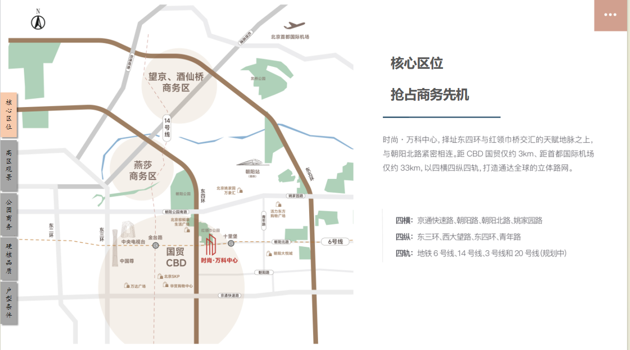 时尚万科中心，CBD黄金区位，大视野全景办公(图2)